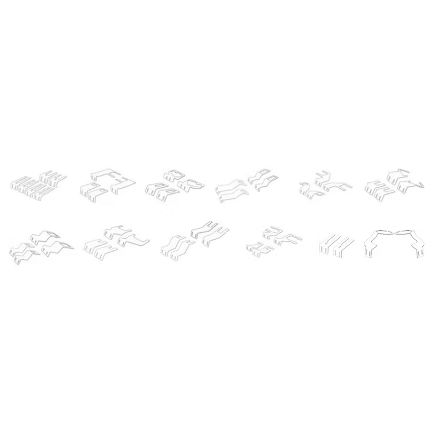 Split Raptor Universal Visor Light Bar Brackets