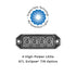 Z-4 TIR LED Surface Mount Warning Light Head Optics