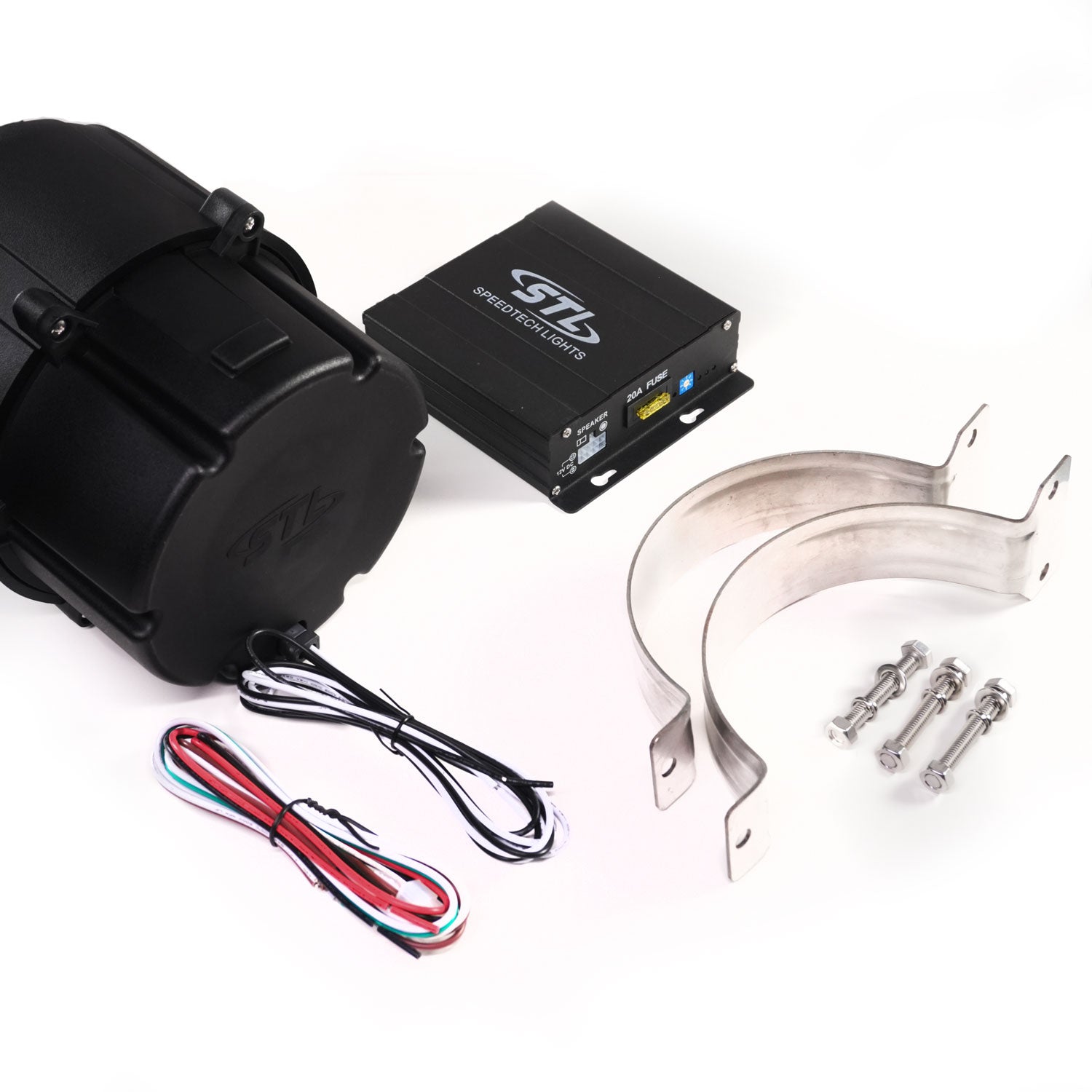 Vibe Low Frequency Siren Emergency Vehicle Police 100 watt Siren Cables