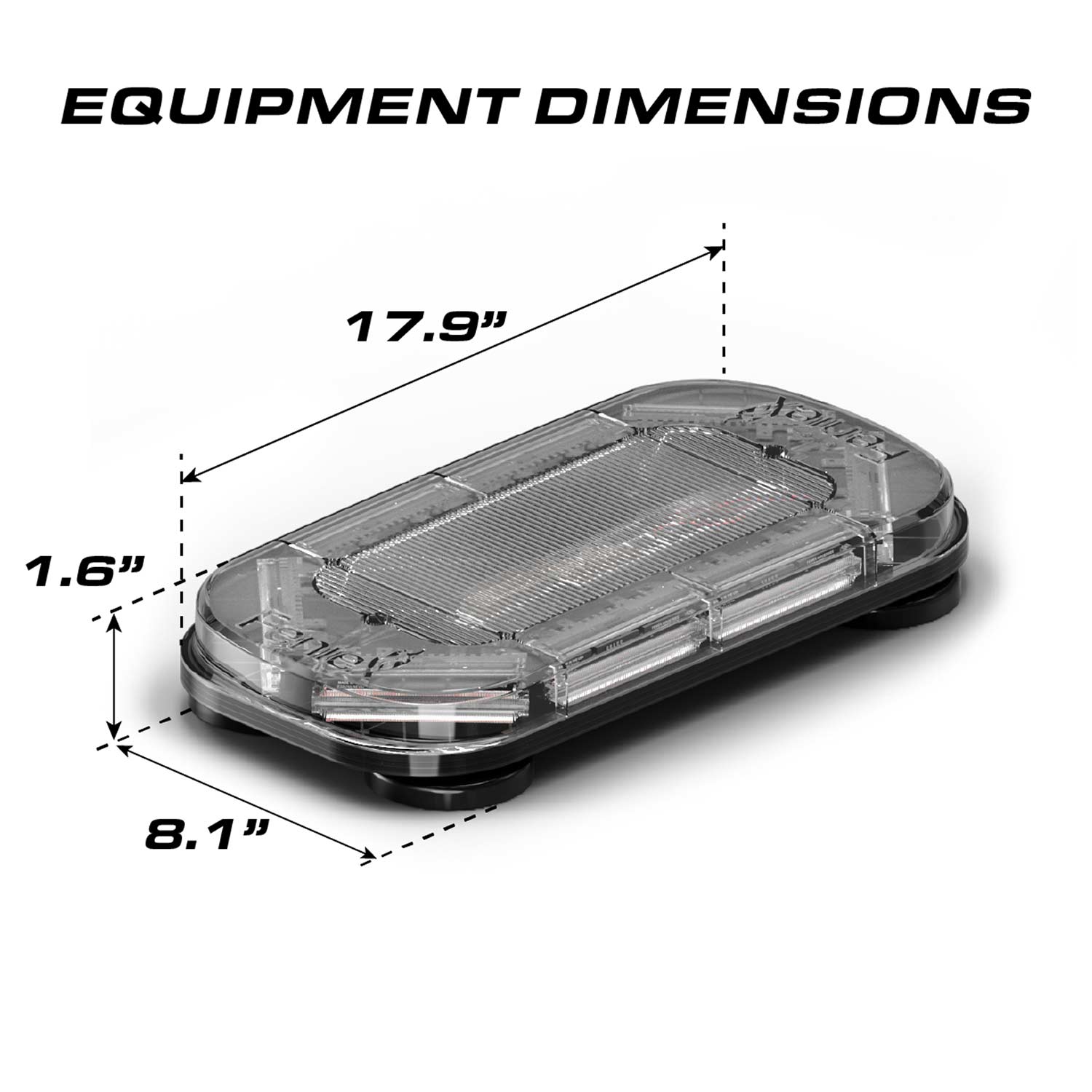Feniex Quantum 2.0 18" Mini Light Bar Dimensions