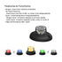 Flare 6 LED 360 Hideaway Surface Mount Light Silver Flange