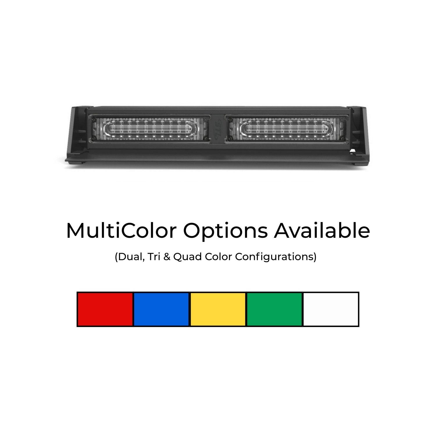 MultiColor Virtue-2 Linear 2 Head LED Dash Light Angle