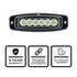 Carbine-Z Flush Mount Rectangular 7.5 Inch LED Floodlight Side View