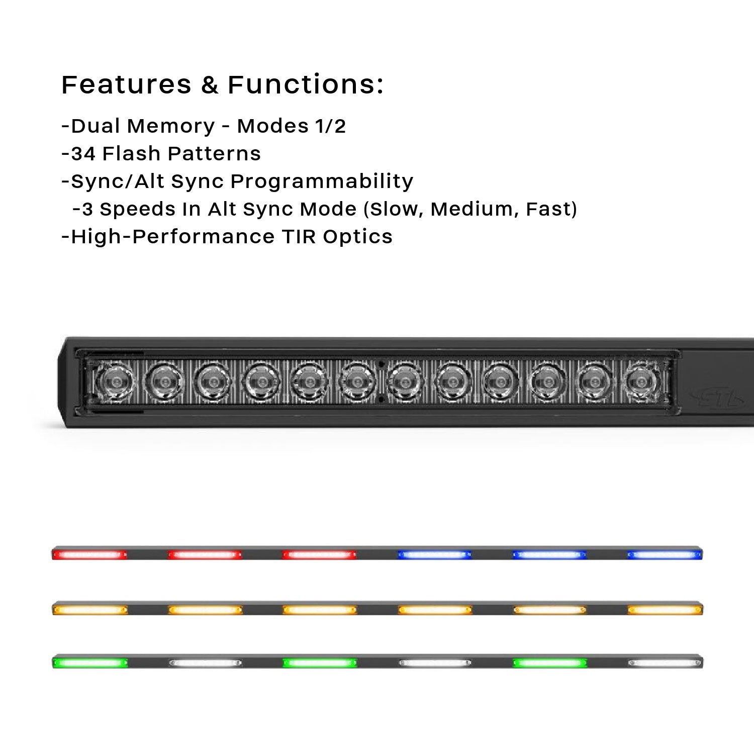 Ceptor TIR 60" LED Running Board Light Stick App Photos