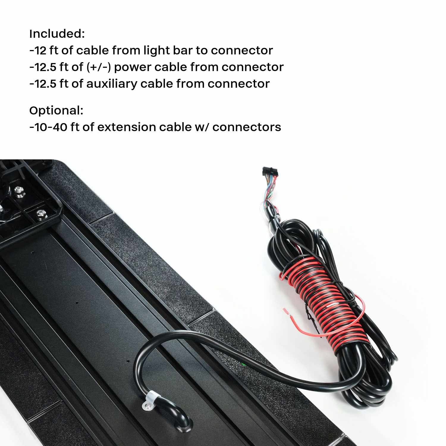 MultiColor K-Force 47 Linear Full Size LED Light Bar Angle
