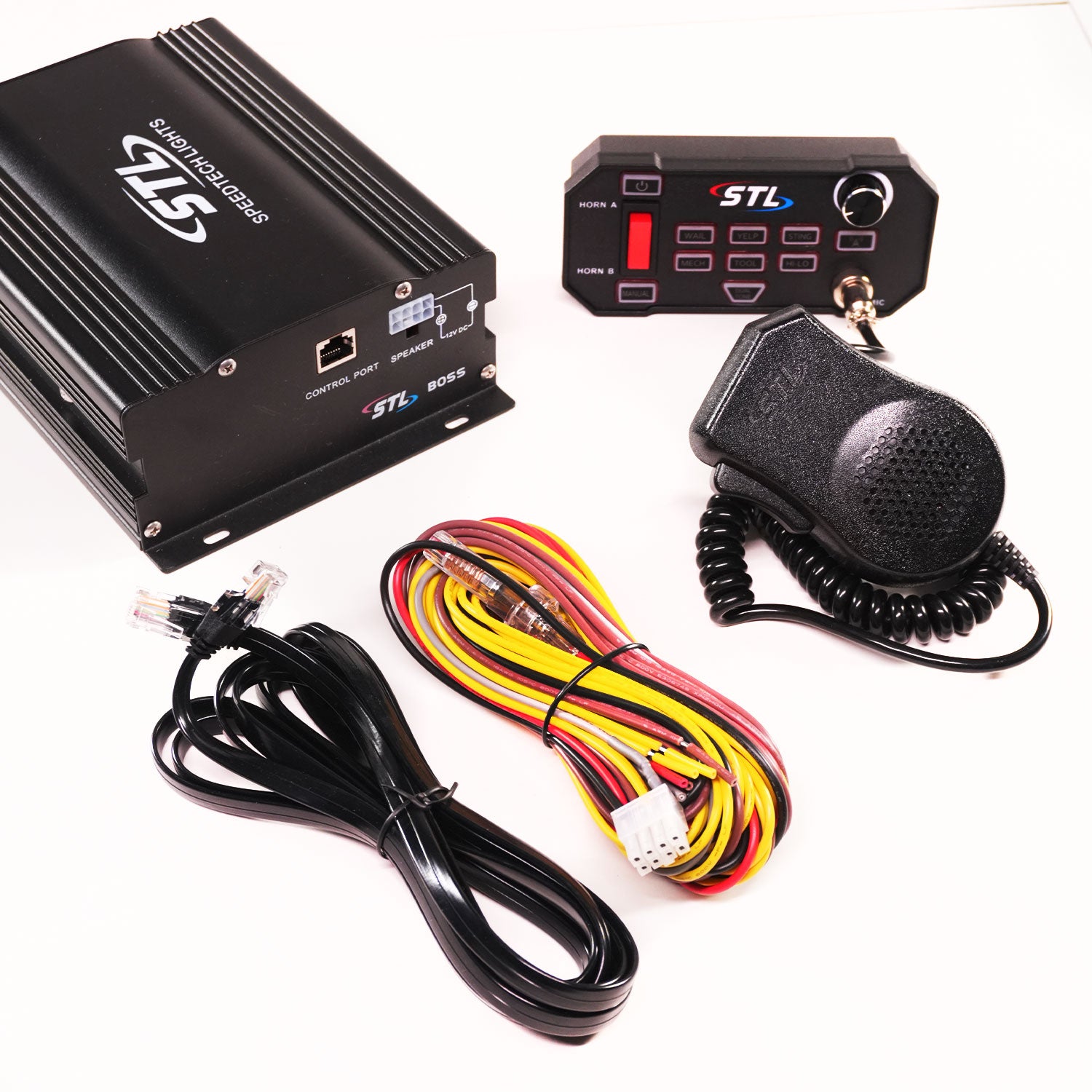 Boss 200-Watt Emergency Vehicle Siren Cables