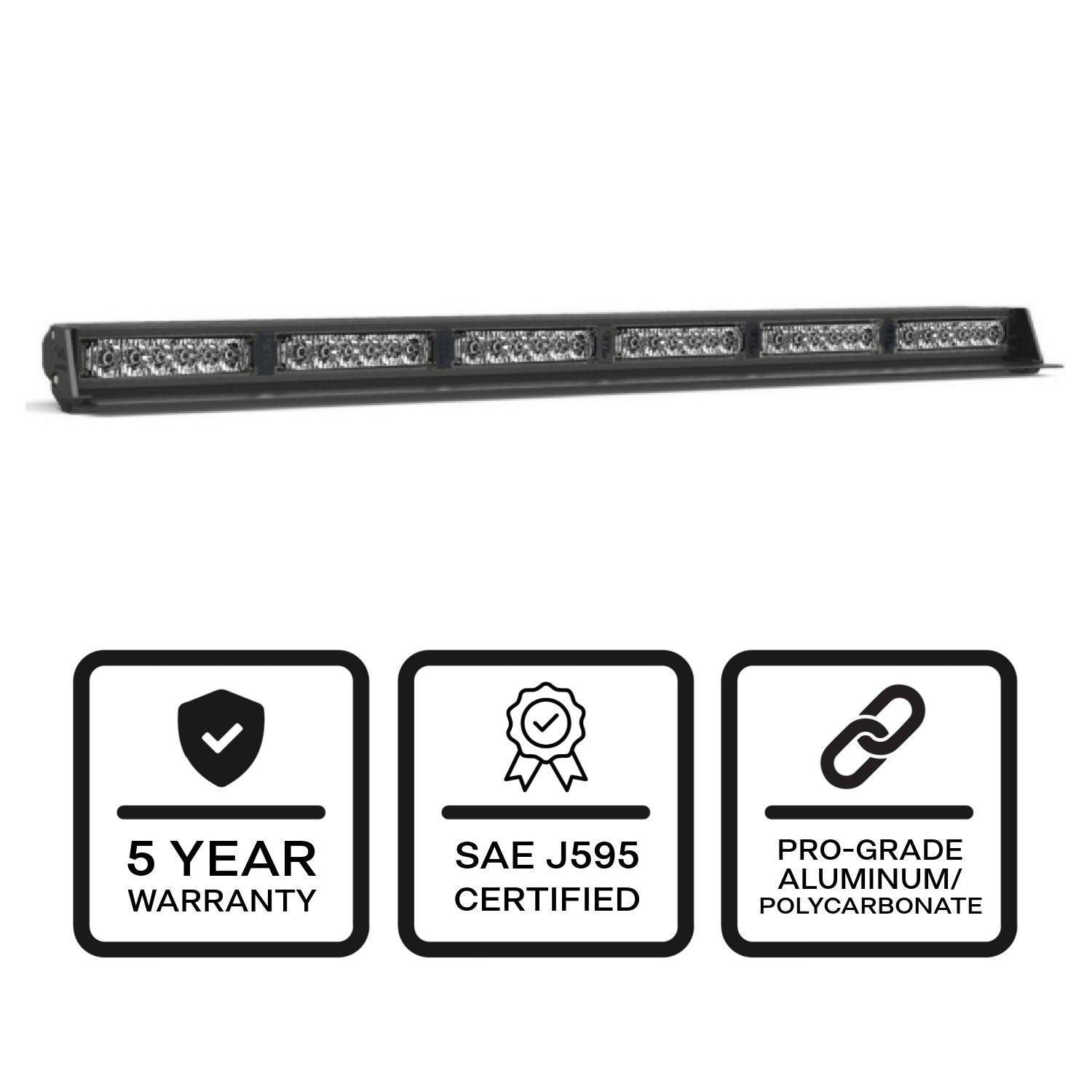 Striker-6 TIR LED Traffic Advisor Light Bar 6 Head App Photos