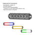 Z-6 TIR LED Surface Mount Warning Light Head Back Angle