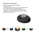 Flare 12 LED Hideaway Surface Mount Light Black Flange