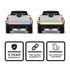 Dual-Row 60" LED Truck Tailgate Warning Light Bar w/ Reverse STD App Photos