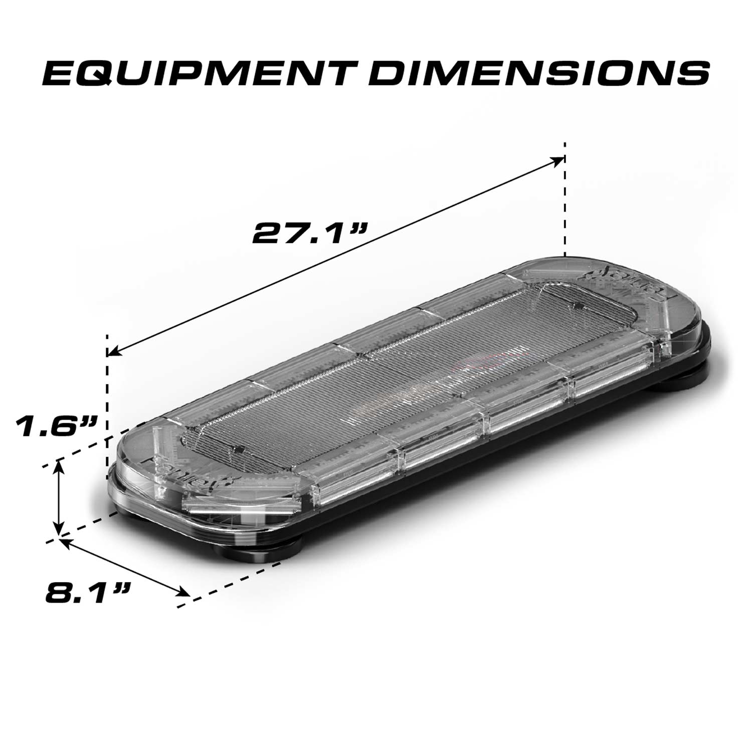 Feniex Quantum 2.0 27" Mini Light Bar Dimensions