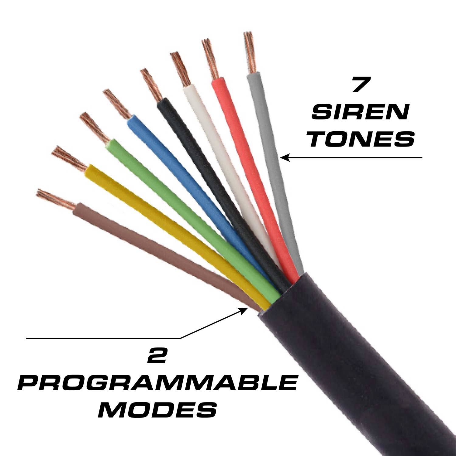 Feniex Hammer Low-Frequency Siren Speaker Cables