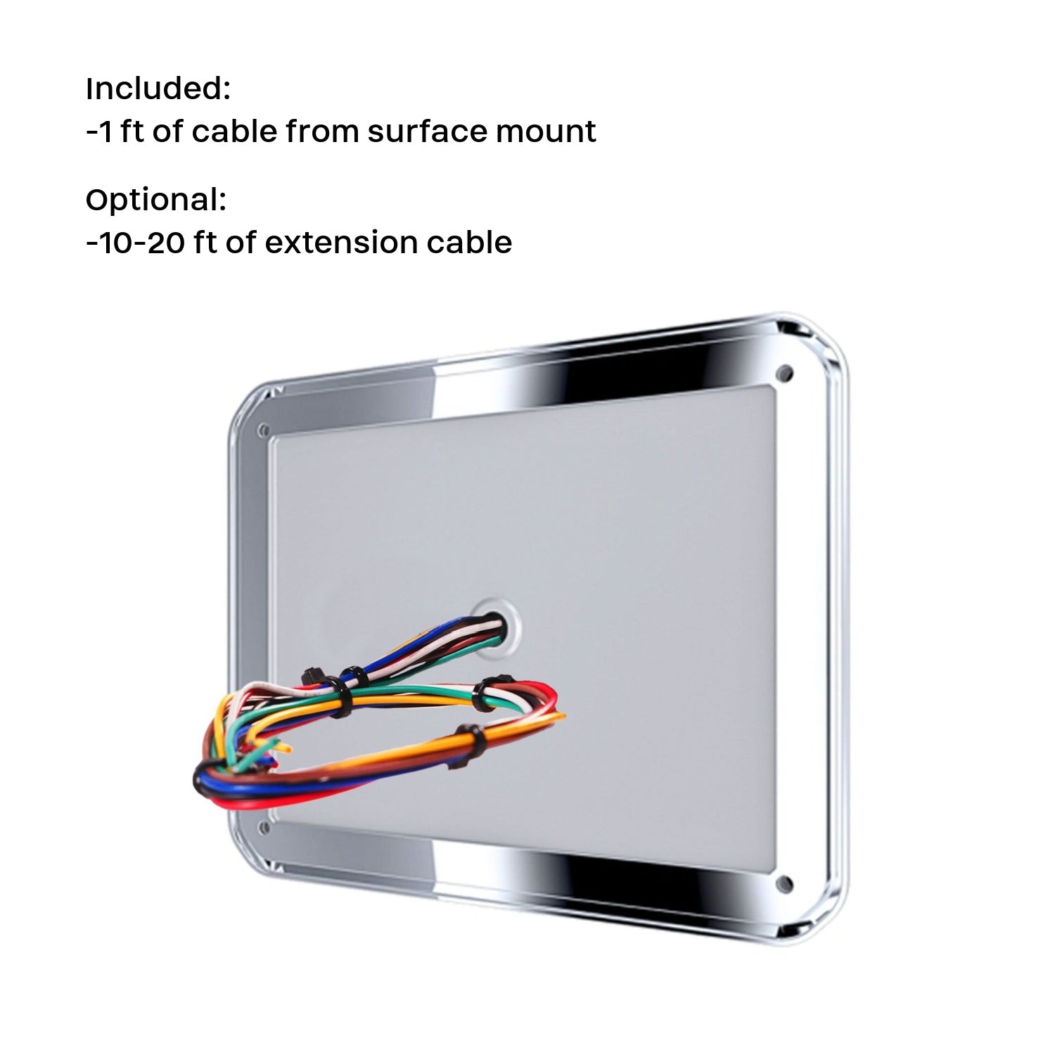 Alpha 7x9 LED Surface Mount Cabling