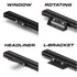 Feniex Quantum 2.0 Running Board Rocker Panel Light Stick Brackets