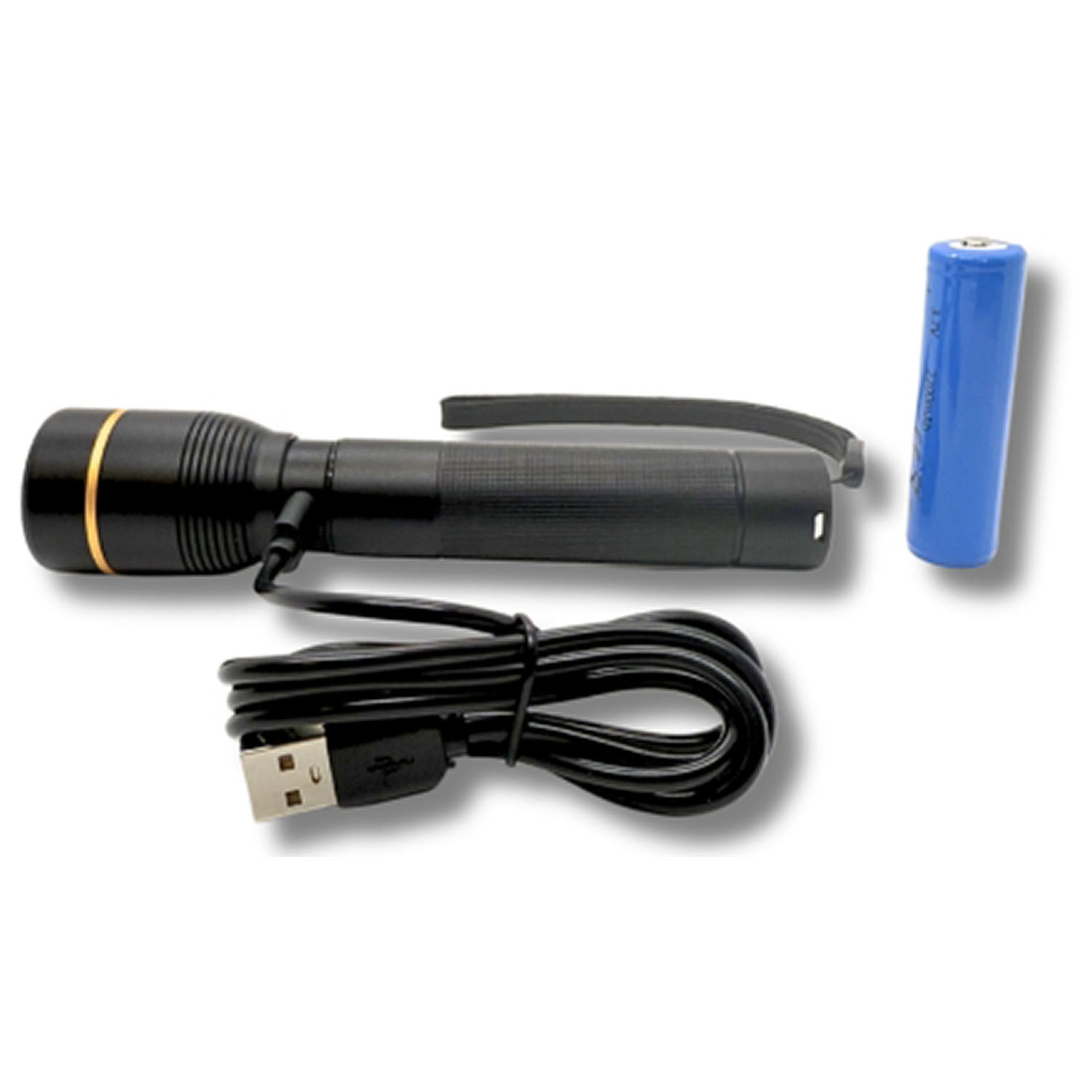 Focus-Beam CREE LED Flashlight Charger