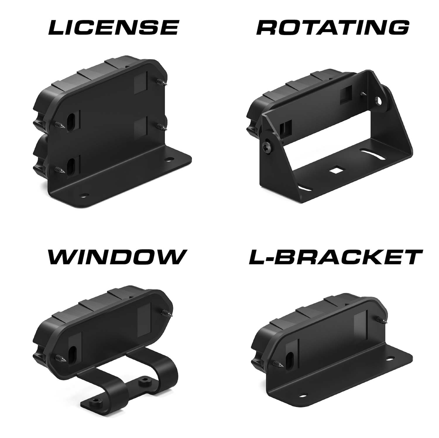 Feniex Quad Q3 LED Surface Mount Grille Light Brackets