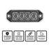 Z-4 TIR LED Surface Mount Warning Light Head Certifications