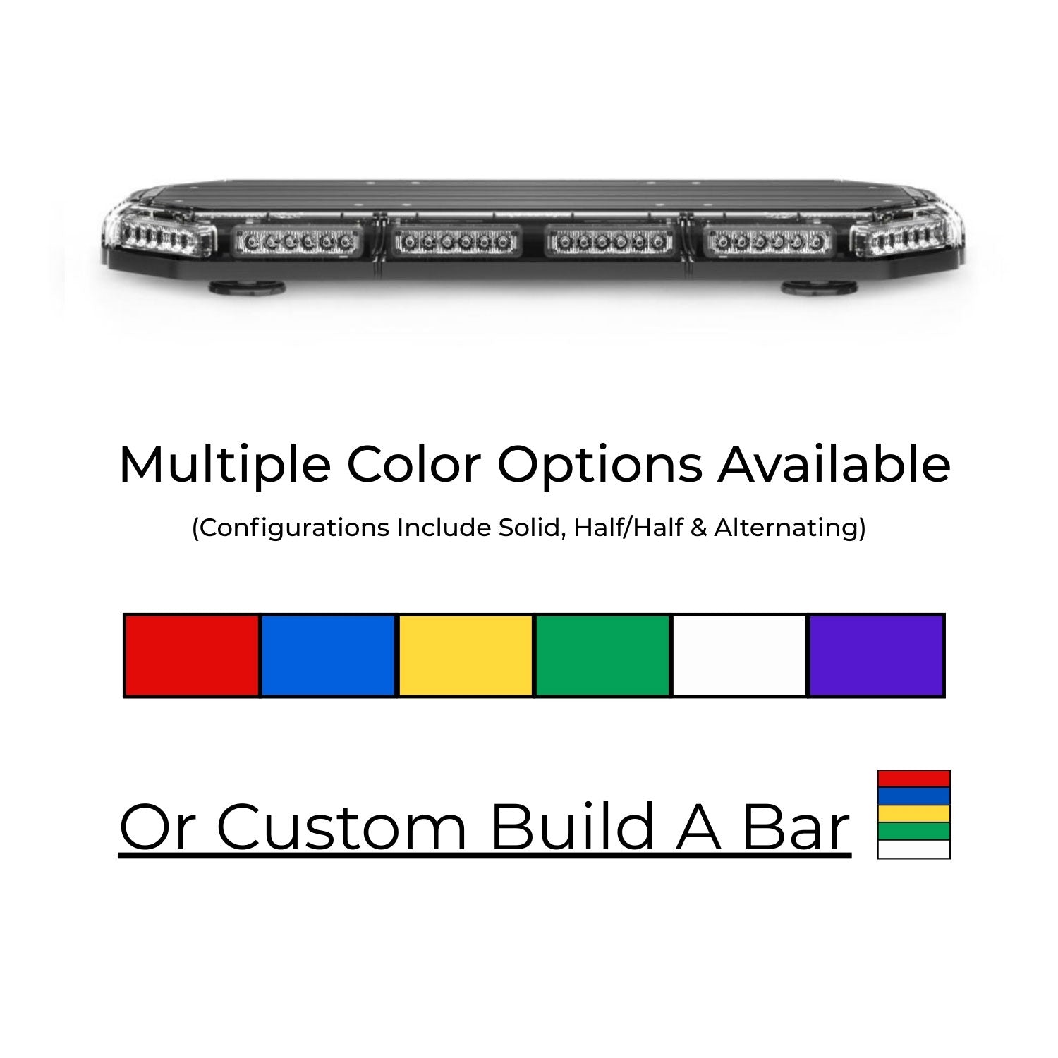 K-Force® Elite 27 TIR Warning LED Mini Light Bar (Dual Memory)