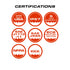 Feniex Quad Q3 LED Surface Mount Grille Light Certifications