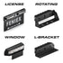 Feniex Q Series Thick LED Surface Mount Grille Light Brackets