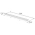 K-Force 71 TIR Full Size LED Light Bar Dimensions