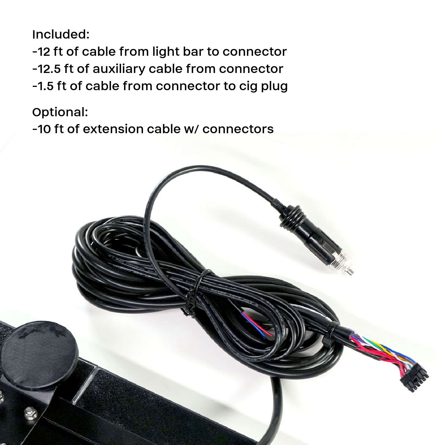 K-Force 27 TIR LED Mini Light Bar Angle