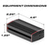 Feniex Q Series 100 Stick Light Bar Dimensions