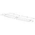 STD Split Raptor Linear LED Lightbar Windshield Dimensions
