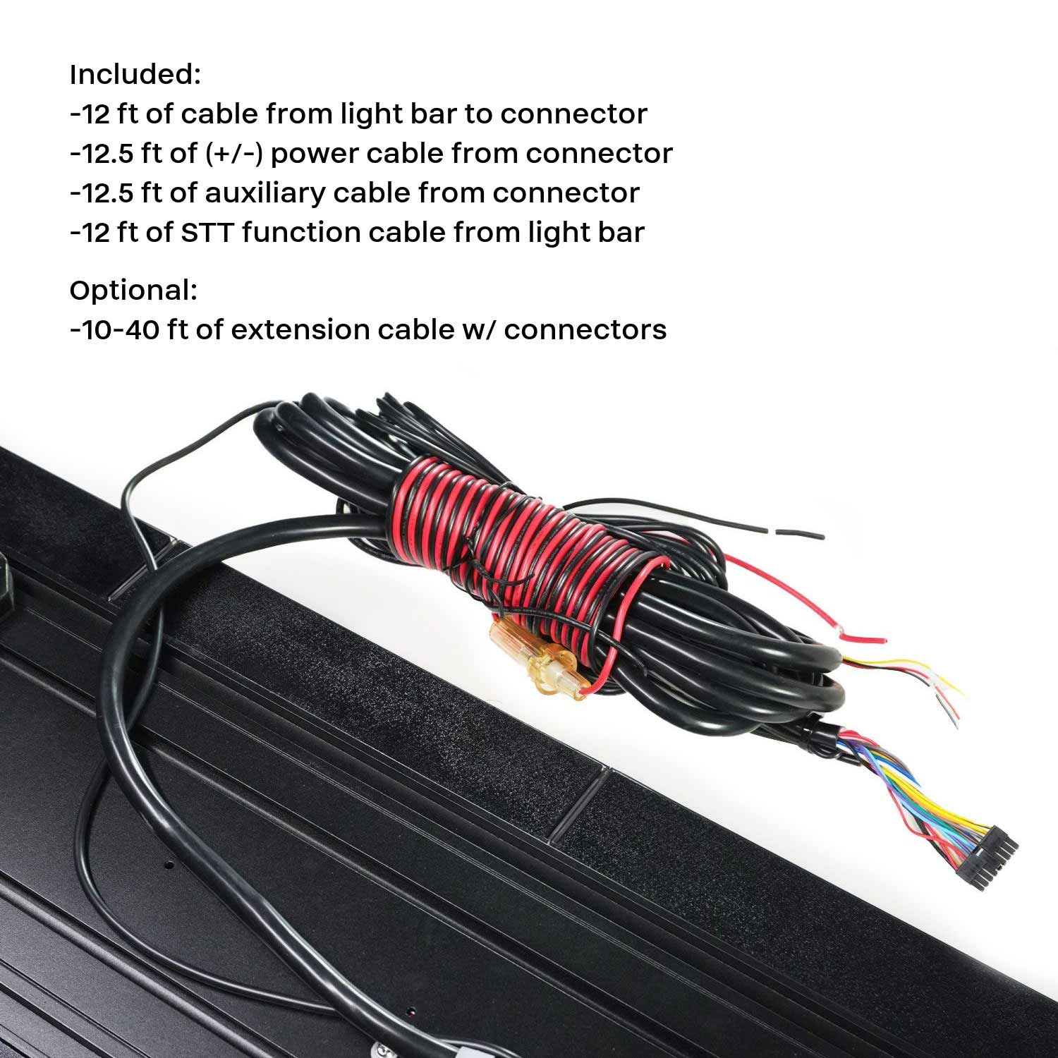 K-Force 55 TIR Wrecker LED Tow Light Bar Bottom