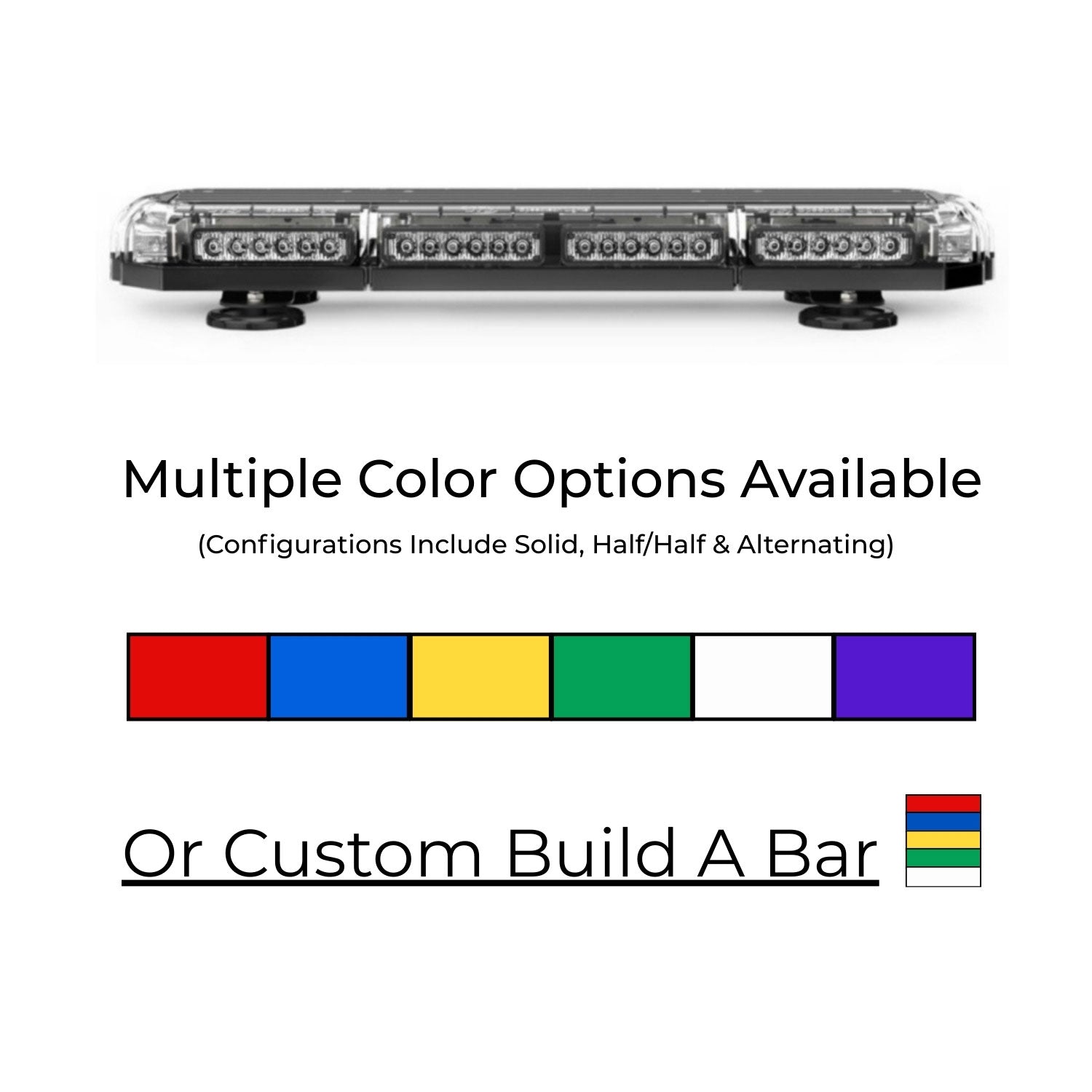 K-Force Micro 21 TIR LED Mini Light Bar Colors