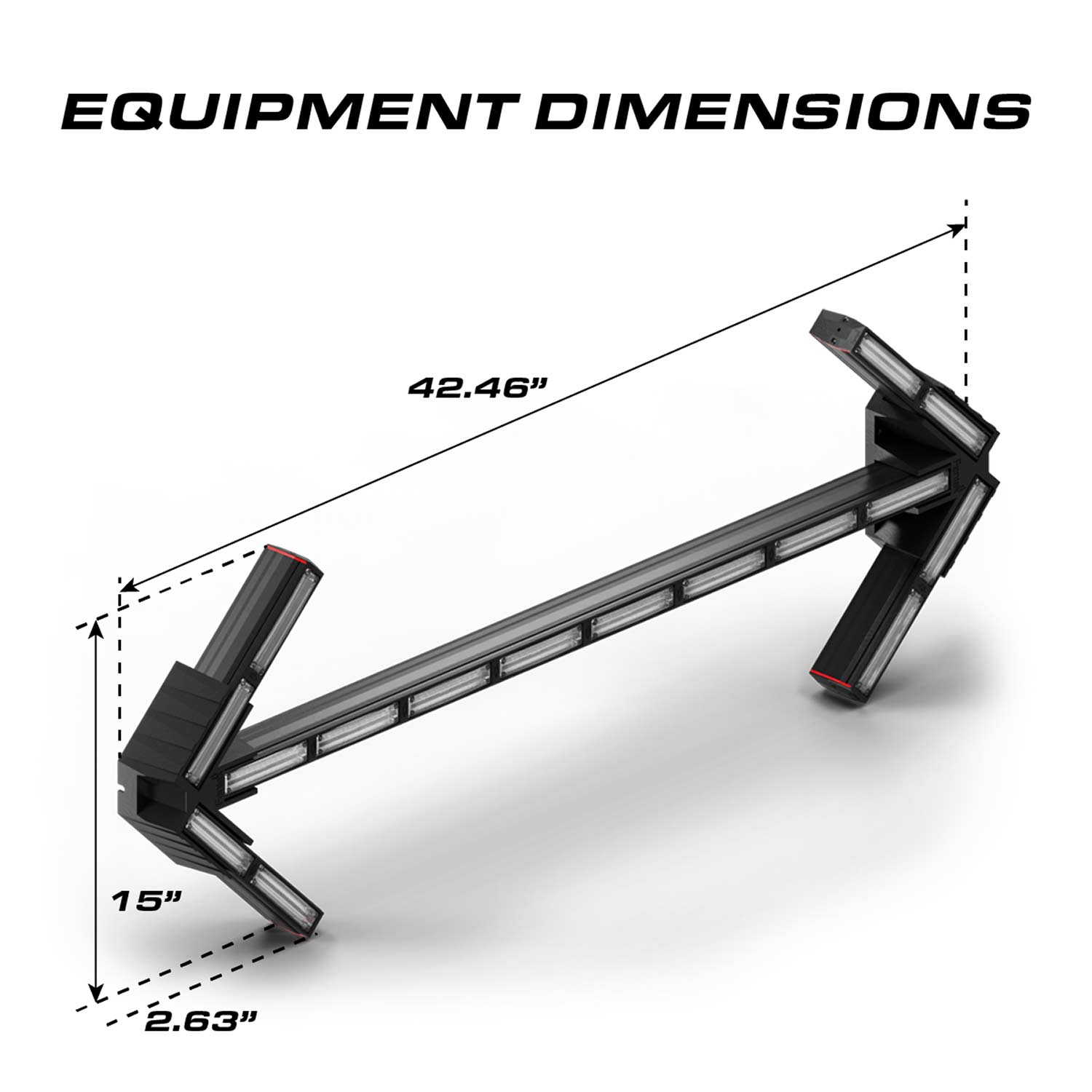Feniex Quantum 2.0 Arrow Board Dimensions