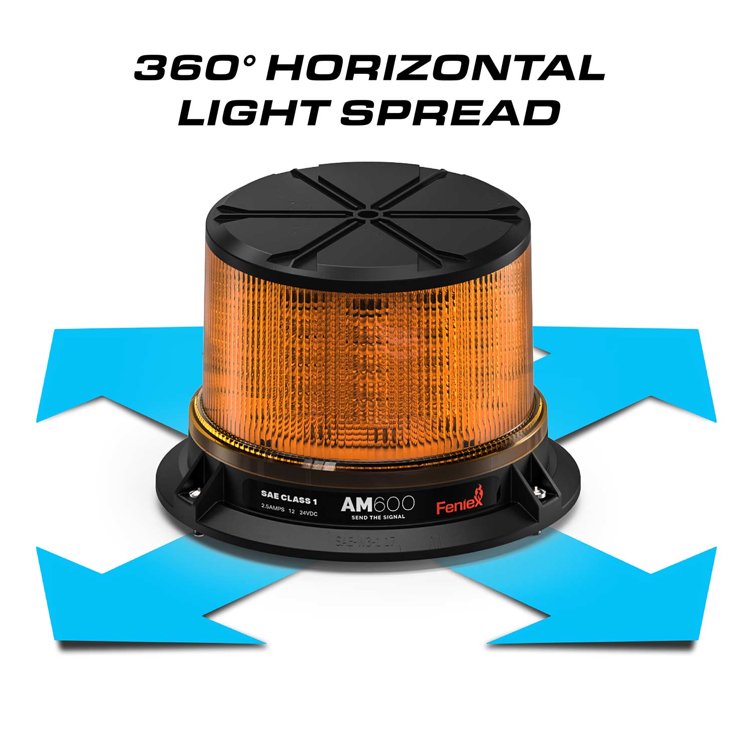 Feniex AM600 LED Beacon 360 Degree