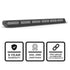MultiColor Virtue-6 Linear 6 Head LED Traffic Advisor Light Bar Back