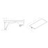 Acari Drill-Free Roof Mount Bracket Dimensions