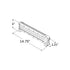 Dual Carbine Warning 14 Inch Off Road LED Light Bar Wireless Remote