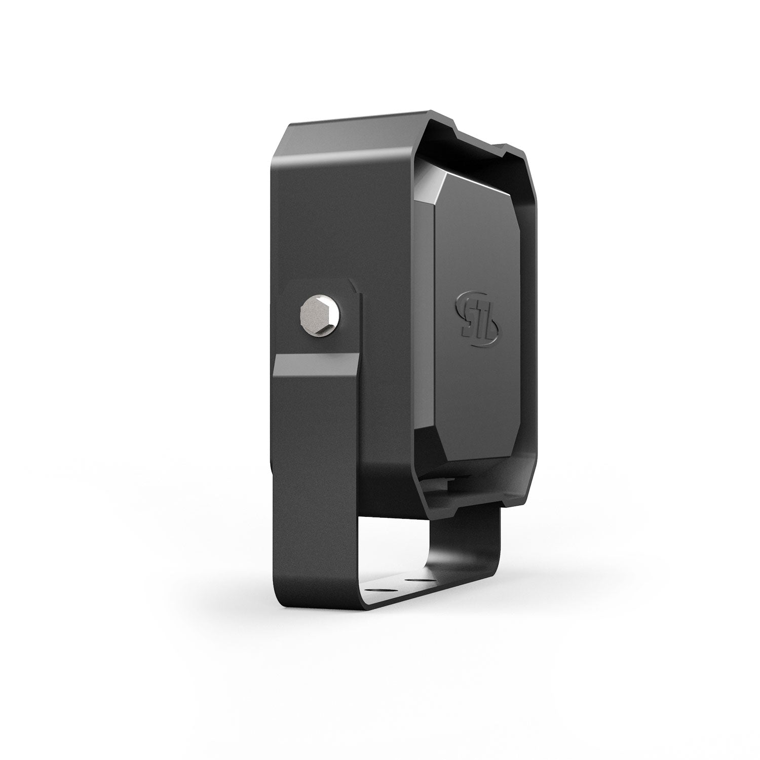 Icon 100-watt Police Vehicle Siren Speaker Black Side View