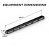 Feniex Quantum 2.0 600 Stick Light Bar Dimensions