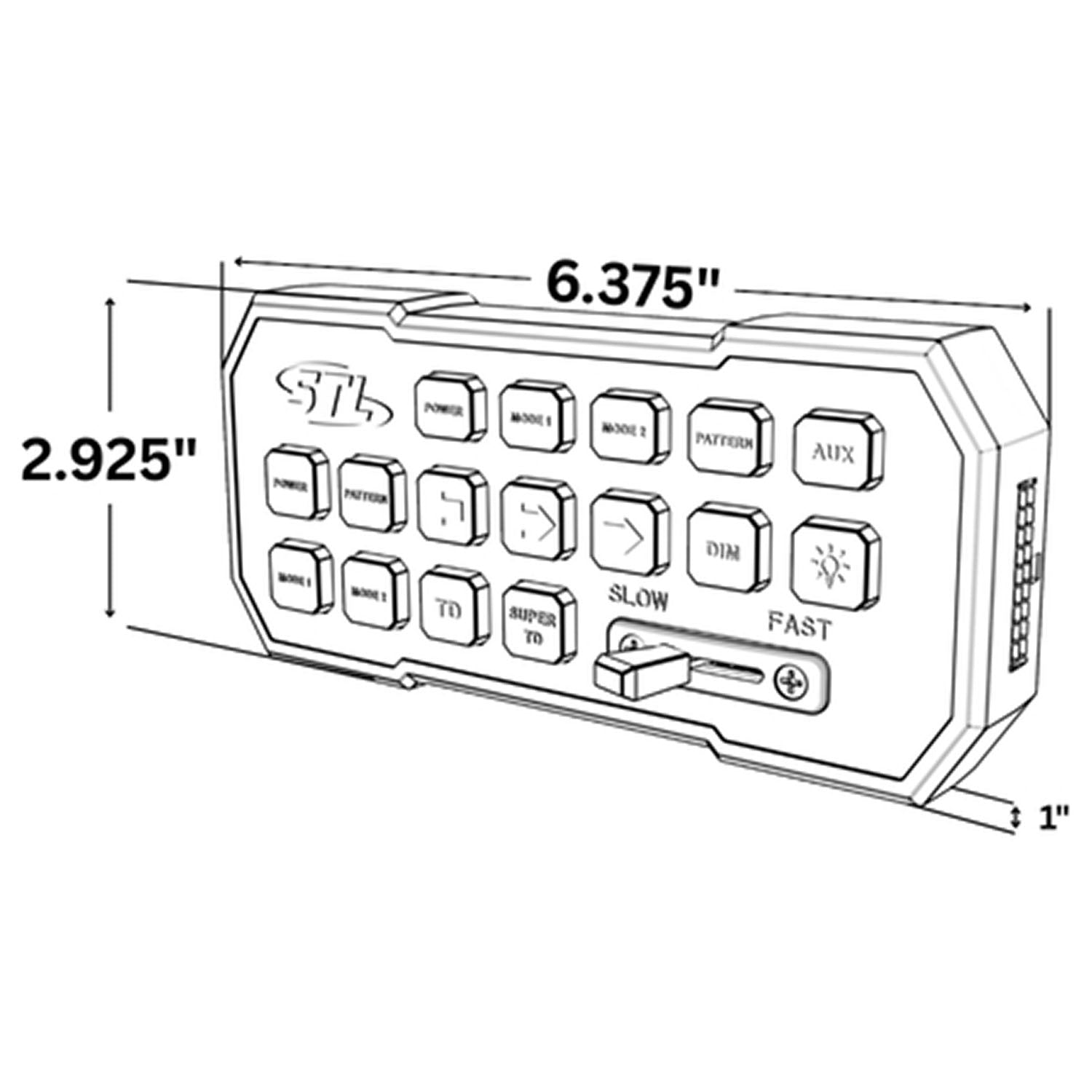 Super Take Down GranDirect Control Switch Box Back Angle