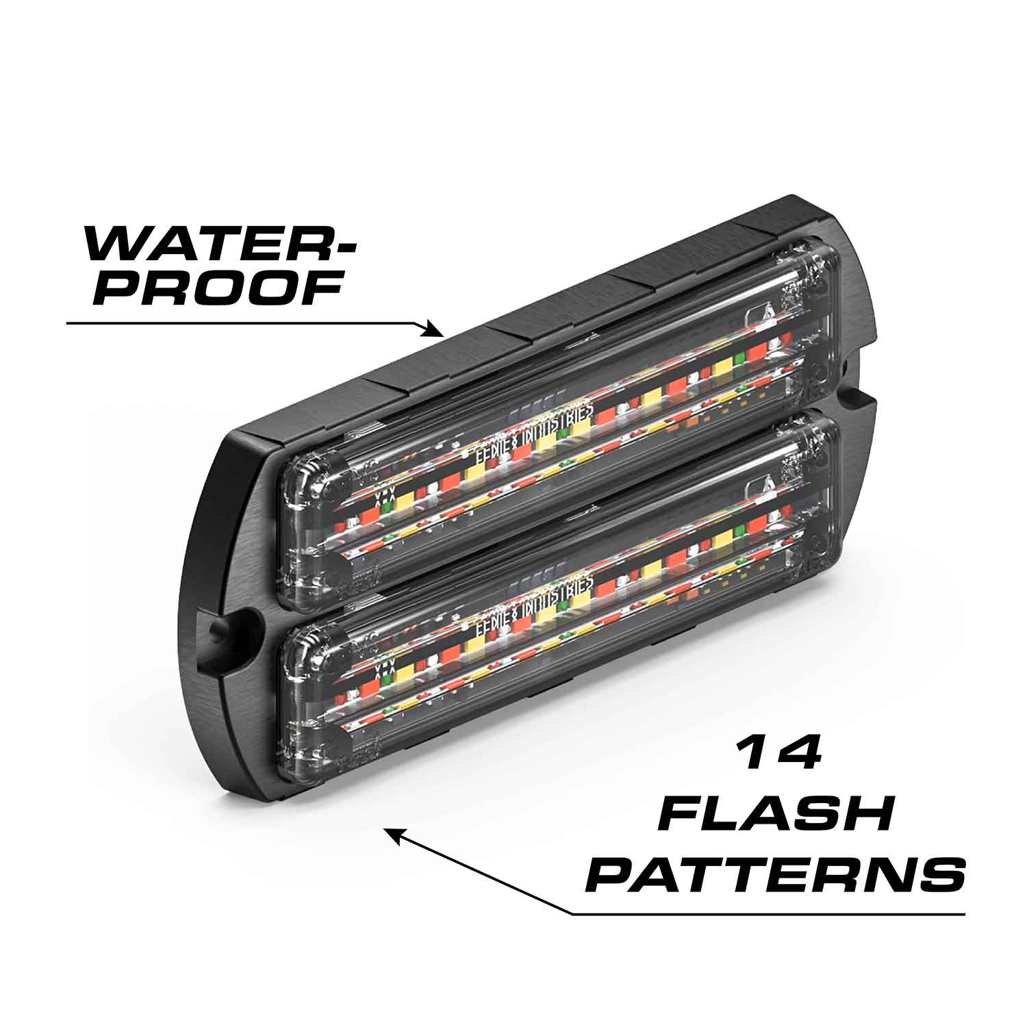Feniex Q Series Dual Vertical Flat Surface Mount LED Grille Light