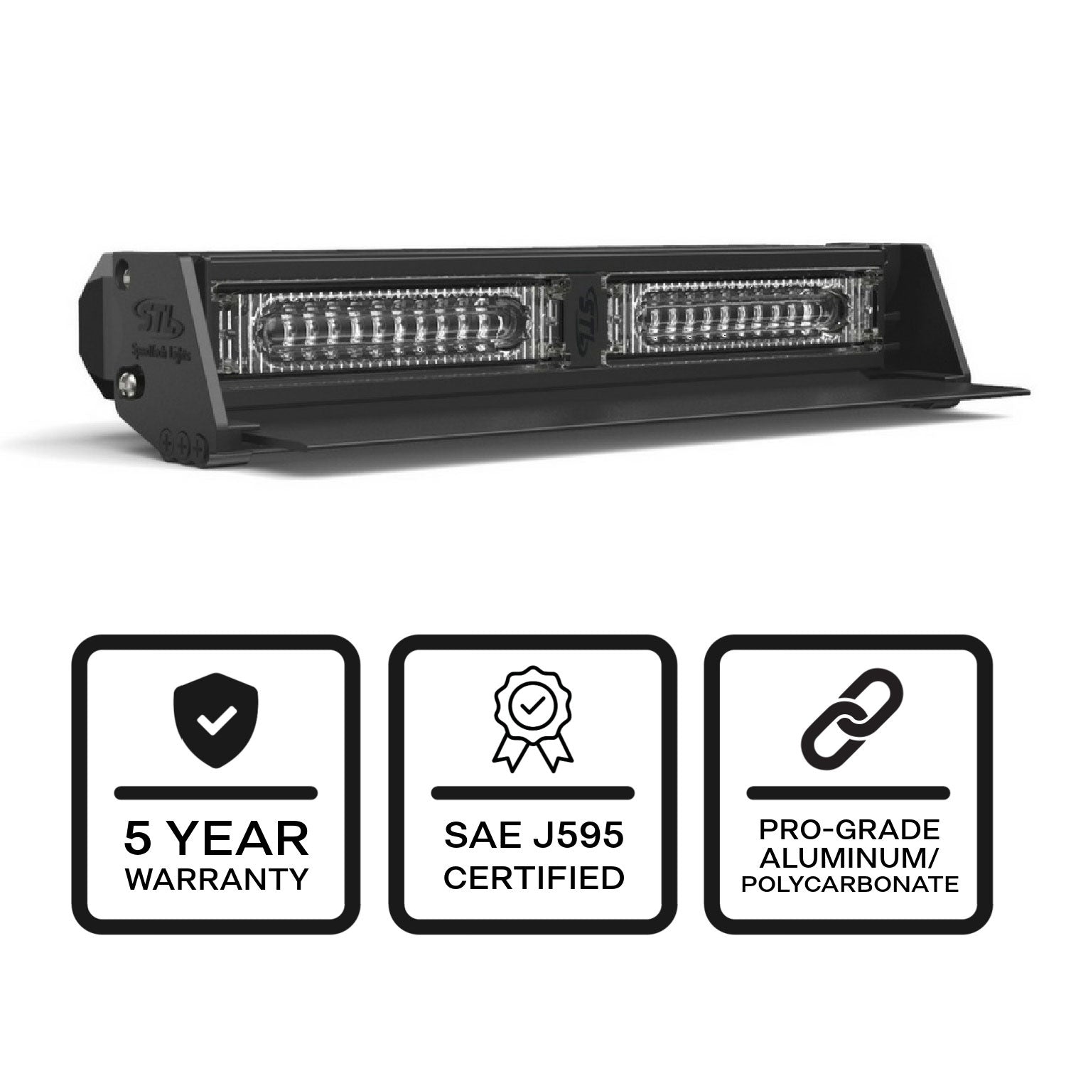 MultiColor Virtue-2 Linear 2 Head LED Dash Light Back