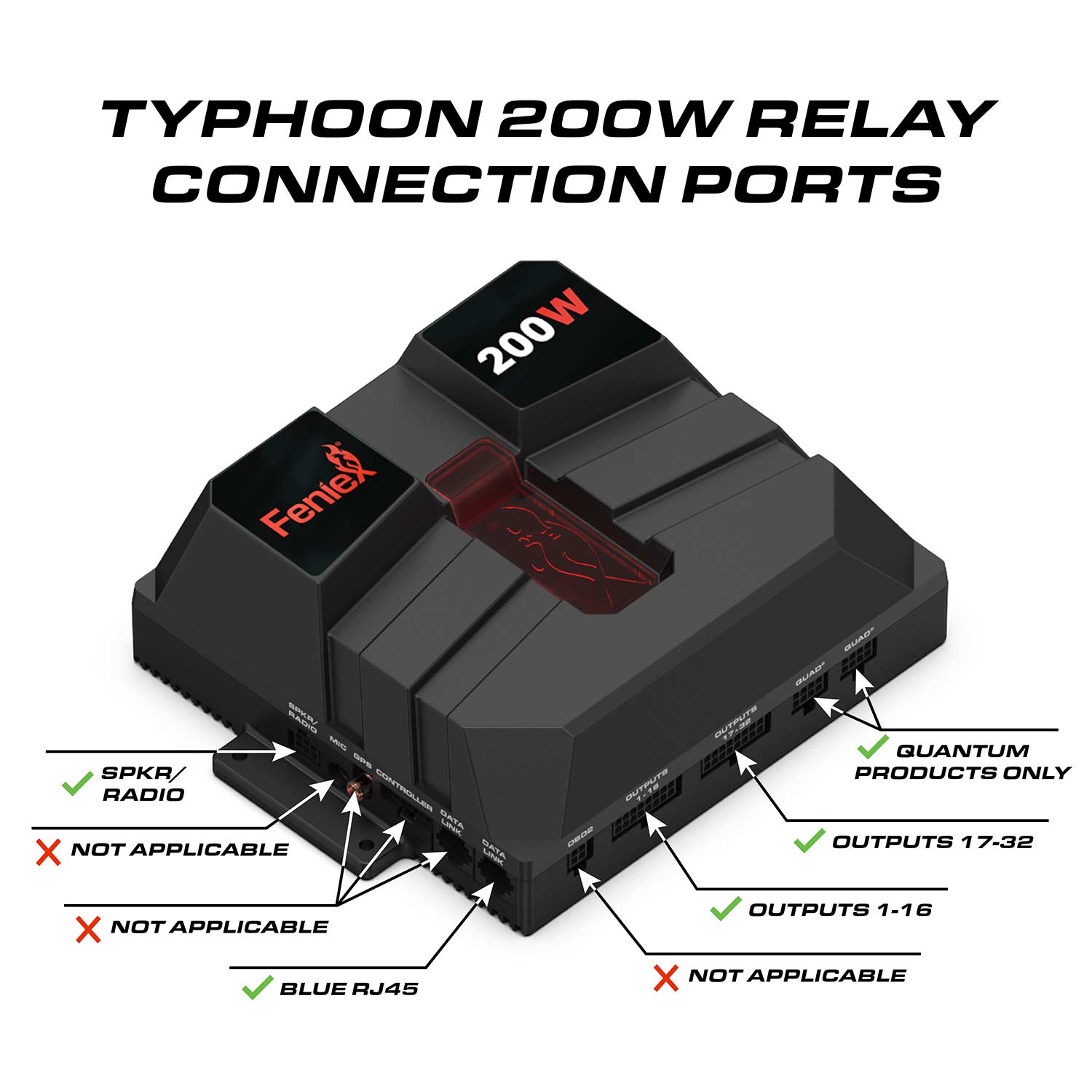 Feniex Typhoon 200W Full Function Siren