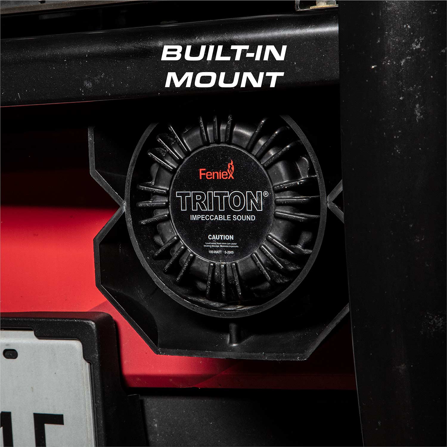 Feniex Triton 100-Watt Speaker Mounted