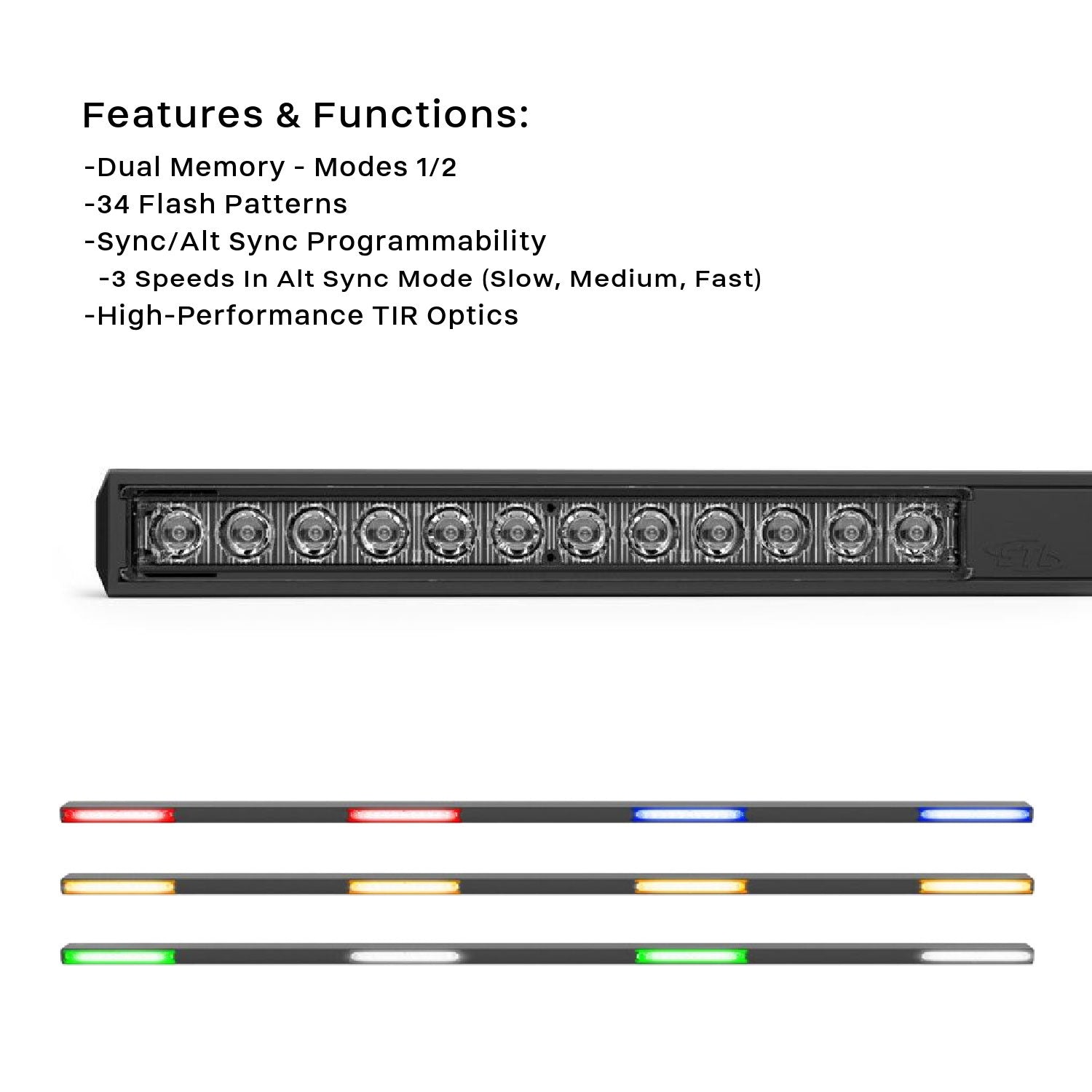 Ceptor-X TIR 60" LED Running Board Light Stick App Photos