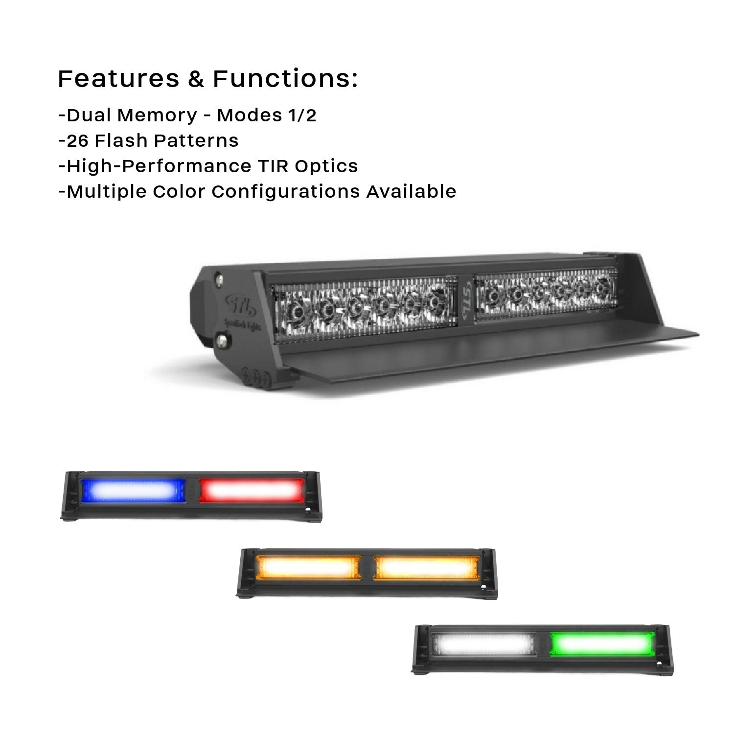 Striker-2 TIR LED Dash Light 2 Head App Photos