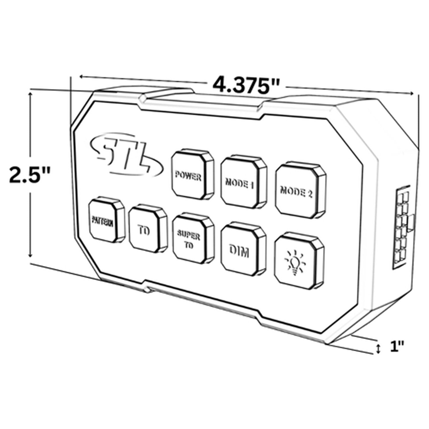 Super Take Down Grand Control Switch Box Bracket Attached