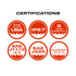 Feniex Quad Cannon LED Hide-Away Strobe Lights Certifications
