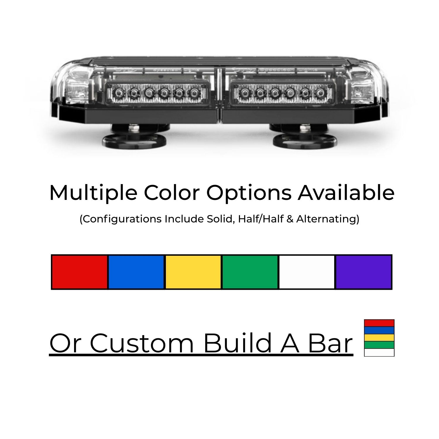 K-Force Micro 14 TIR LED Mini Light Bar Colors