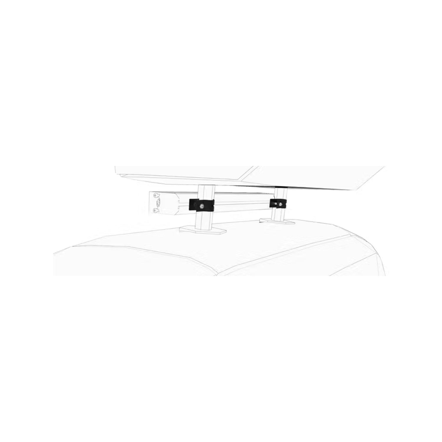 Headrest Rear Mounting Bracket Sketch