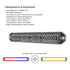 Z-24 Linear LED Surface Mount Warning Light Head Back Angle