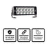 Dual Carbine Floodlight 7 Inch Off Road LED Light Bar Angle